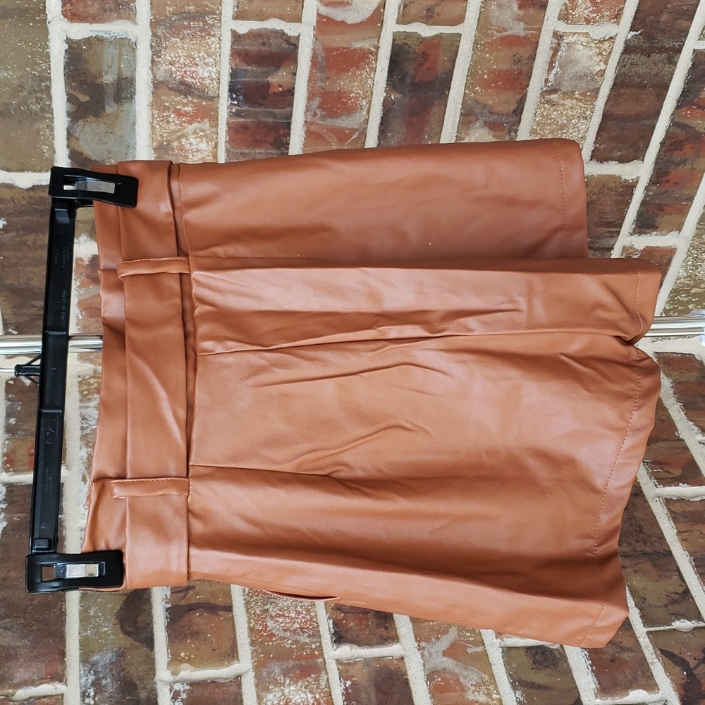 Faux Leather Shorts - Picture 2 of 4